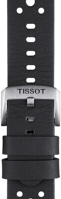 Bracelet en cuir noir Tissot T852.046.810