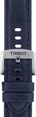 Bracelet en cuir Tissot T852.046.831 20mm, bleu, Quick Release