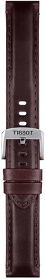 bracelet en cuir Tissot T852.046.836 20mm, marron, Quick Release