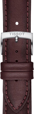 Bracelet en cuir brun Tissot T852.046.838