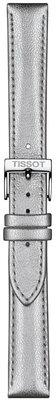 bracelet en cuir Tissot T852.047.129 16mm, argenté, Quick Release