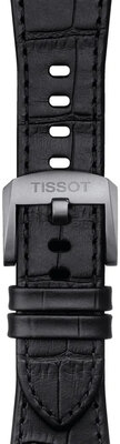 Bracelet en cuir noir Tissot T852.047.562 pour Tissot PRX 40mm