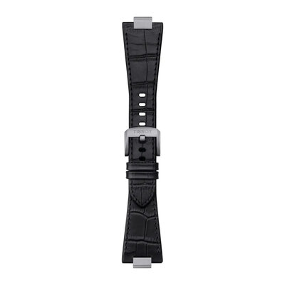 bracelet en cuir Tissot T852.047.562 (pour modèle Tissot PRX 40mm), noir, Quick Release