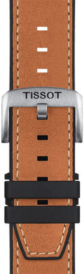 Bracelet en cuir Tissot T852.047.777 23mm, brun, Quick Release
