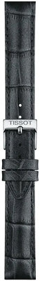 bracelet en cuir Tissot T852.047.924 16mm, gris, Quick Release