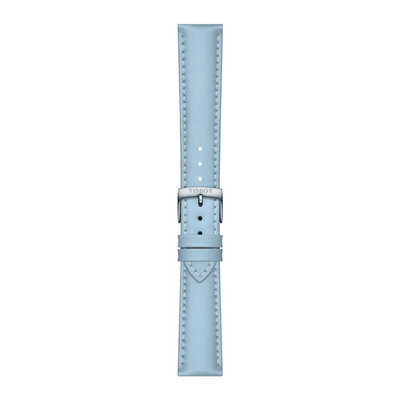 bracelet en cuir Tissot T852.048.148 18mm, bleu, Quick Release