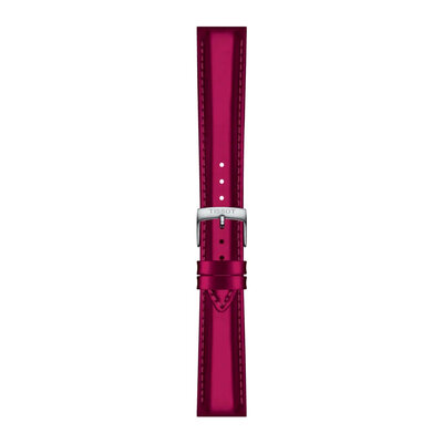 bracelet en cuir Tissot T852.048.152 18mm, rouge, Quick Release