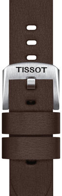 Bracelet en cuir brun Tissot T852.048.211