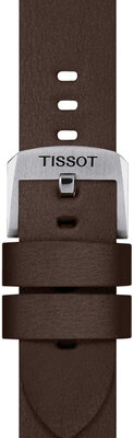Bracelet en cuir brun Tissot T852.048.215