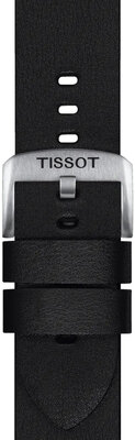Bracelet en cuir Tissot T852.048.225 22mm, noir, Quick Release