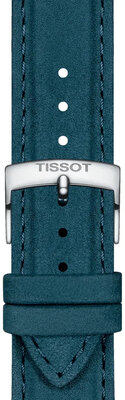 Bracelet en cuir bleu Tissot T852.048.227