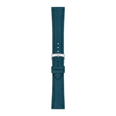 bracelet en cuir Tissot T852.048.227 21mm, bleu, Quick Release