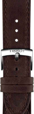Bracelet en cuir brun Tissot T852.049.057