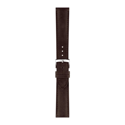 bracelet en cuir Tissot T852.049.057 20mm, marron, Quick Release