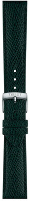 bracelet en cuir Tissot T852.049.061 18mm, vert, Quick Release