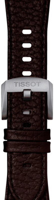 Bracelet en cuir marron Tissot T852.049.164 pour Tissot PRX 40mm