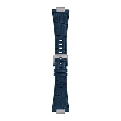 bracelet en cuir Tissot T852.049.411 (pour modèle Tissot PRX 42mm), bleu, Quick Release