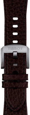Bracelet en cuir marron Tissot T852.049.413 pour Tissot PRX 42mm