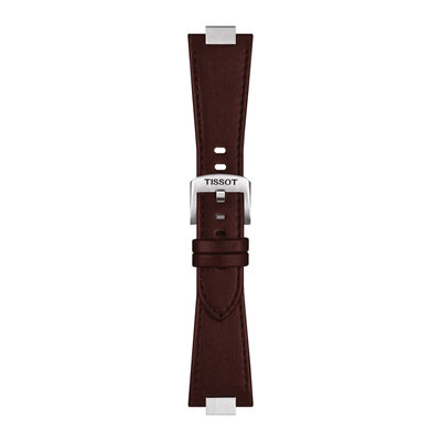 bracelet en cuir Tissot T852.049.548 (pour modèle Tissot PRX 35mm), marron, Quick Release
