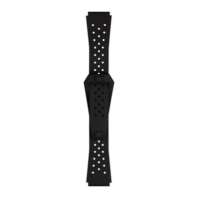 bracelet en caoutchouc Tissot Sideral T852.048.857 20mm, noir, Quick Release
