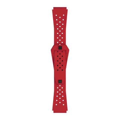 bracelet en caoutchouc Tissot Sideral T852.048.860 20mm, rouge, Quick Release