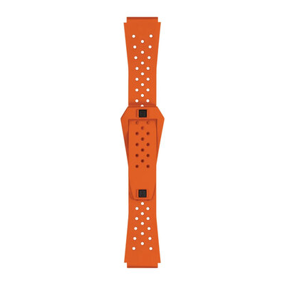bracelet en caoutchouc Tissot Sideral T852.048.861 20mm, orange, Quick Release