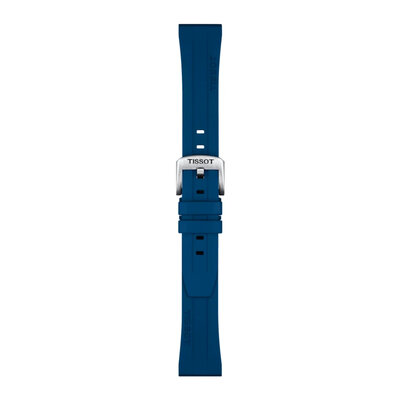 bracelet en caoutchouc Tissot T852.044.837 20mm, bleu, Quick Release