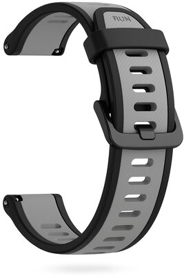 Bracelet en silicone Ricardo 20mm (Garmin Venu, Venu Sq, Venu Sq 2, Venu 2 plus aj.), noir, Quick Release