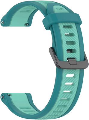 Bracelet en silicone Ricardo 20mm (Garmin Venu, Venu Sq, Venu Sq 2, Venu 2 plus aj.), bleu, Quick Release