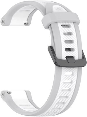 Bracelet en silicone Ricardo 22mm (Garmin Venu 3, Forerunner 265, Vívoactive 4 aj.), gris, Quick Release