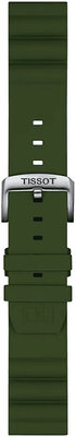 bracelet en silicone Tissot T852.047.177 22mm, vert, Quick Release