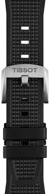 Bracelet silicone noir Tissot T852.048.462 pour Tissot PRX 40mm