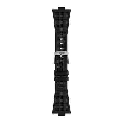 bracelet en silicone Tissot T852.048.462 (pour modèle Tissot PRX 40mm), noir, Quick Release