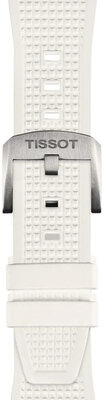 Bracelet silicone blanc Tissot T852.048.463 pour Tissot PRX 40mm