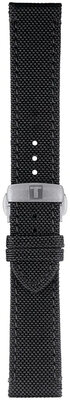 bracelet textile Tissot T852.043.157 21mm, noir, Quick Release