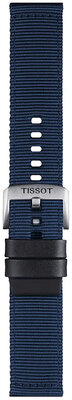 bracelet textile Tissot T852.046.754 22mm, bleu, Quick Release