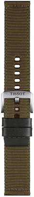 bracelet textile Tissot T852.046.756 22mm, vert, Quick Release