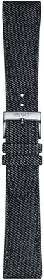 bracelet textile Tissot T852.046.779 22mm, bleu, Quick Release