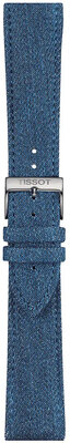 bracelet textile Tissot T852.046.781 22mm, bleu, Quick Release