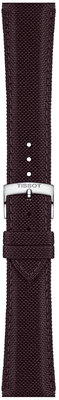 bracelet textile Tissot T852.048.181 21mm, marron, Quick Release
