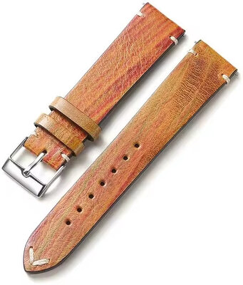 Bracelet en cuir Ricardo Firenze, jaune, Quick Release