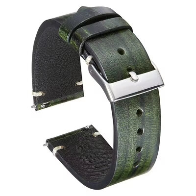 bracelet en cuir Ricardo Firenze, vert, Quick Release
