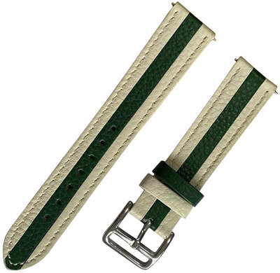 bracelet en cuir Ricardo Catania, vert, Quick Release