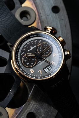 Edox Chronorally Quartz 38003-tingr-grn