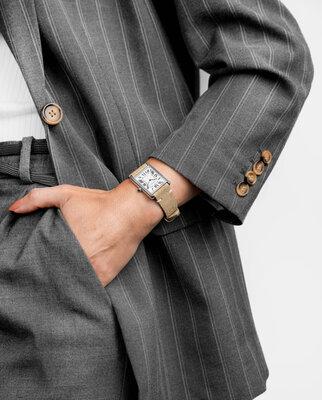 Bracelet en cuir Hirsch Serro L 05564070-2, marron, daim, Limited Edition, longueur L, Quick Release