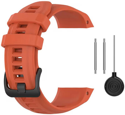 bracelet en silicone Ricardo Sella Nevea (pour Garmin Instinct 2S), Red