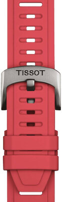 Bracelet en silicone Tissot T852.049.243 21mm, rouge