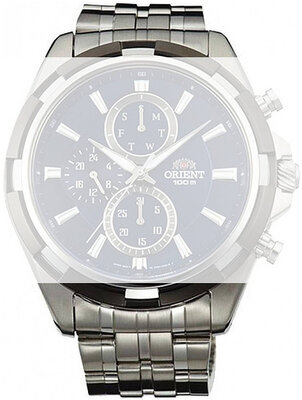 bracelet en acier inoxydable Orient PDEZWSS 24mm (pour UY01), argenté