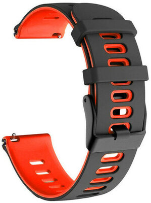 Bracelet en silicone Ricardo 20mm (pro Garmin Venu, Forerunner 255, Vívoactive 4 aj.), noir, Quick Release