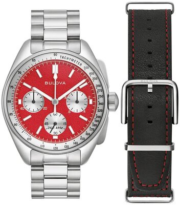 Bulova Lunar Pilot Quartz Chronograph 96K115 (+ bracelet de rechange)